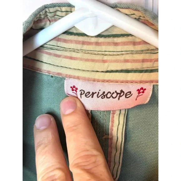 Periscope Army Green Jacket with Pink Trim - Women’s Large - Picture 2 of 5